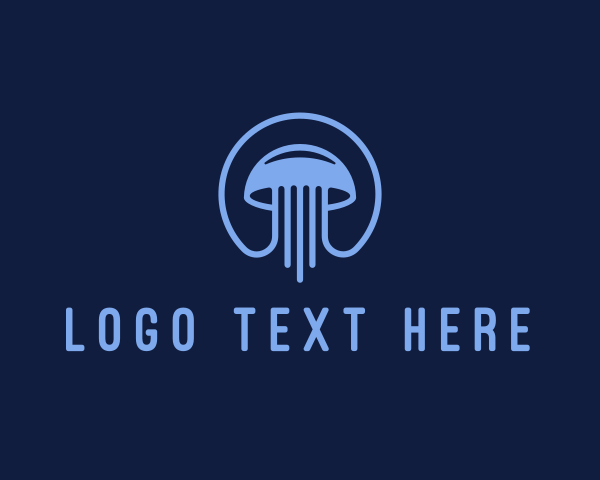 Jellyfish logo example 1