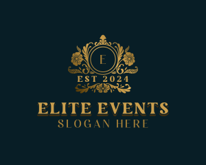 Luxury Wedding Event logo design