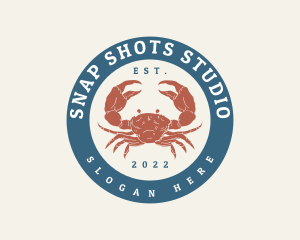 Crab Seafood Restaurant Logo