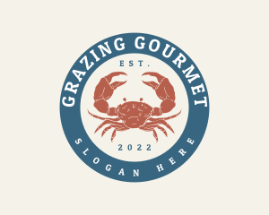 Crab Seafood Restaurant logo design