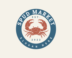 Crab Seafood Restaurant logo design