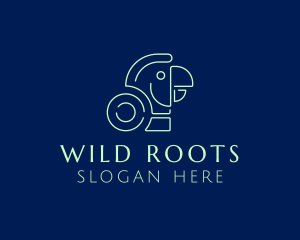 Wild Parrot Zoo logo design