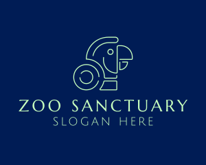 Wild Parrot Zoo logo design