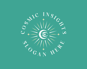 Cosmic Eye Boho logo design