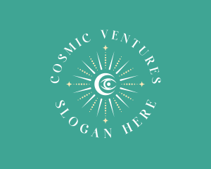 Cosmic Eye Boho logo design
