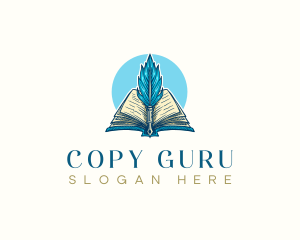 Book Pen Writing logo design