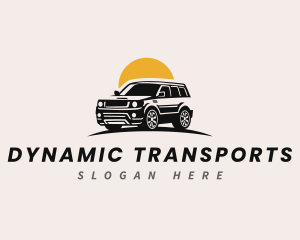 SUV Transport Car logo design