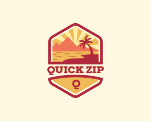 Summer Beach Coast logo design