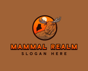 Maine Animal Moose logo