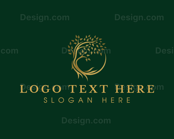 Tree Elegant Eco Logo