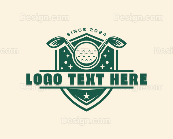 Sports Golf Tournament Logo