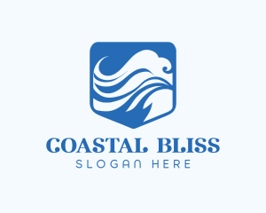 Surfing Waves Ocean logo