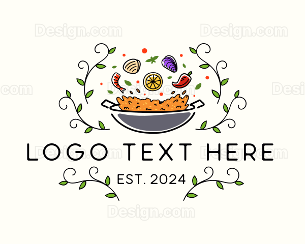 Spanish Paella Restaurant Logo