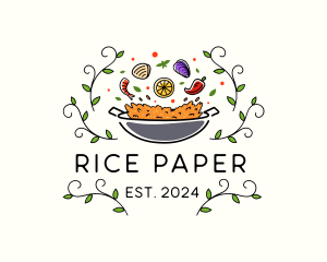 Spanish Paella Restaurant logo design