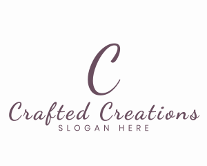 Cursive Script Business logo design