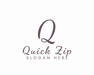 Cursive Script Business logo design