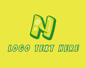 Graphic Gloss Letter N logo