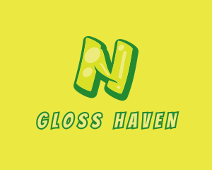 Graphic Gloss Letter N logo