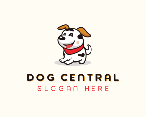 Cartoon Puppy Dog logo design