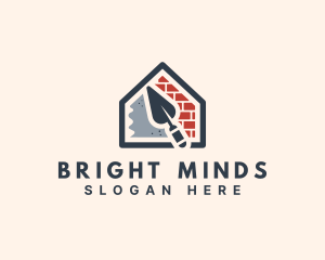 Brick Cement House Construction logo