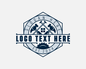 Carpentry Contractor Construction logo