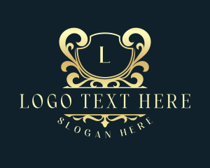 Luxurious Crest Shield logo