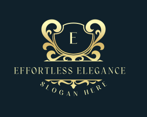 Luxurious Crest Shield logo design