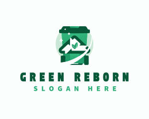 Garbage Bin Recycle logo