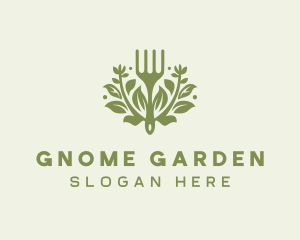 Gardening Fork Nature logo design