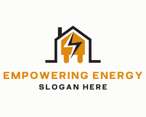 Power House Plug logo design