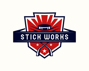 Hockey Sports League logo design