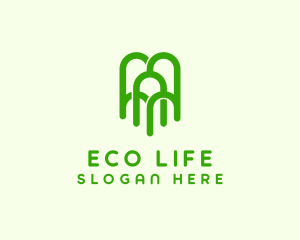 Green Arch Tree logo design