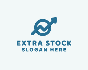 Stock Market Arrow logo design