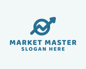 Stock Market Arrow logo design