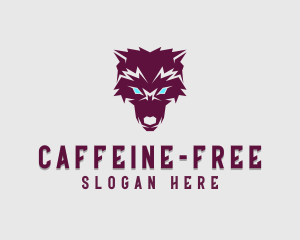 Fierce Wolf Dog logo design