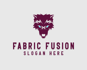 Fierce Wolf Dog logo design