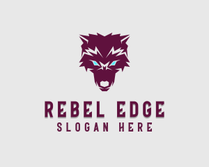 Fierce Wolf Dog logo