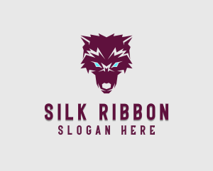 Fierce Wolf Dog logo design