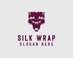 Fierce Wolf Dog logo design