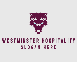 Fierce Wolf Dog logo design