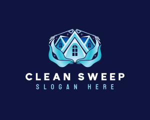 Pressure Wash Cleaning Maintenance logo design