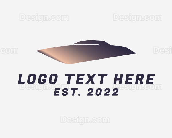 Highspeed Yacht Boat Logo