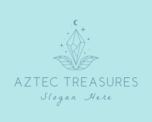 Moon Crystal Jewelry logo design