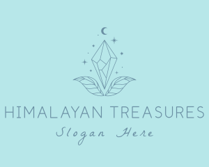 Moon Crystal Jewelry logo design