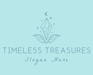 Moon Crystal Jewelry logo design