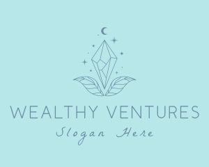 Moon Crystal Jewelry logo design