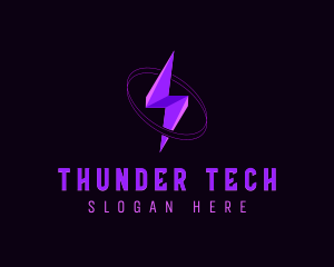 Thunder Bolt Tech logo design