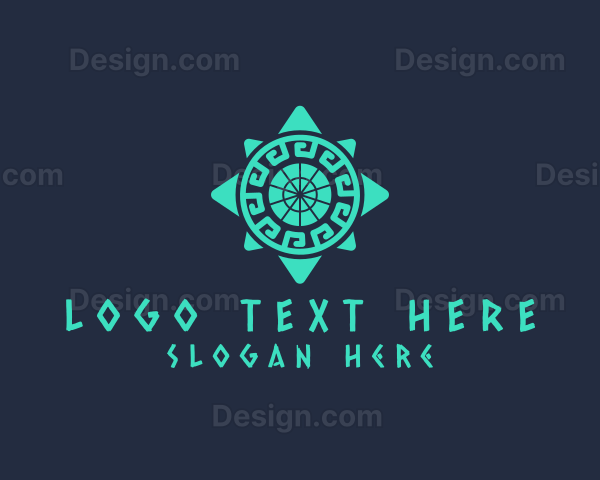 Ancient Aztec Pattern Logo