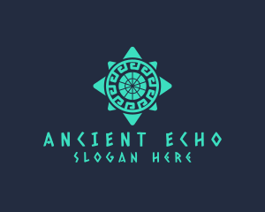 Ancient Aztec Pattern logo design