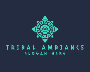 Ancient Aztec Pattern logo design